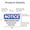 Signmission Employees Only Deliveries Please Use Main OSHA Notice Sign, Aluminum, 10in W x 7in L, 2PK OS-2PACK-NS-A-710-L-11995 - alternate 7